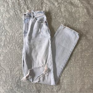 abercrombie 90s ultra high rise straight jean
